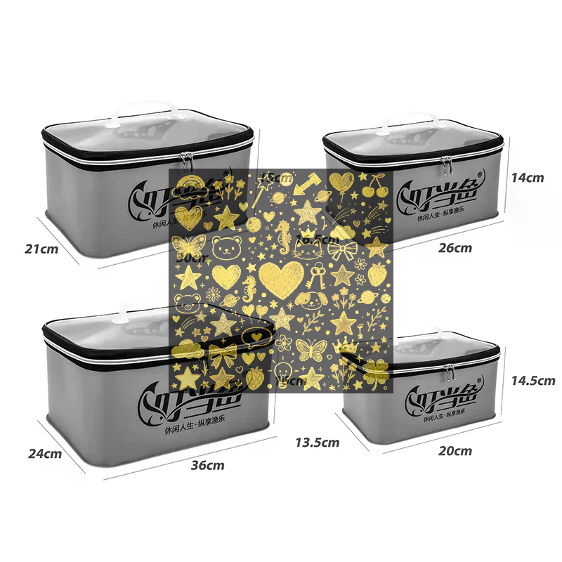 Fishing Rod Case - Torba wędkarska EVA Thicken, składane wiadro