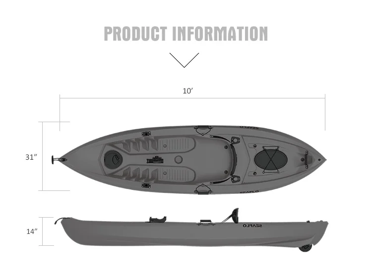 10 stóp 1 osoba HDPE łódka z t – Fishing Rod Boat recenzja i cena